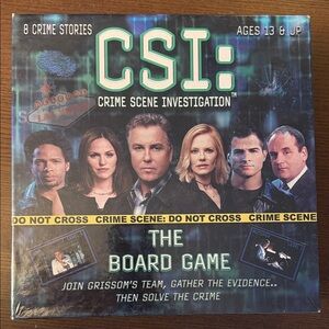 Vintage 2004 CSI Board Game - New Factory Sealed - Hard to find!